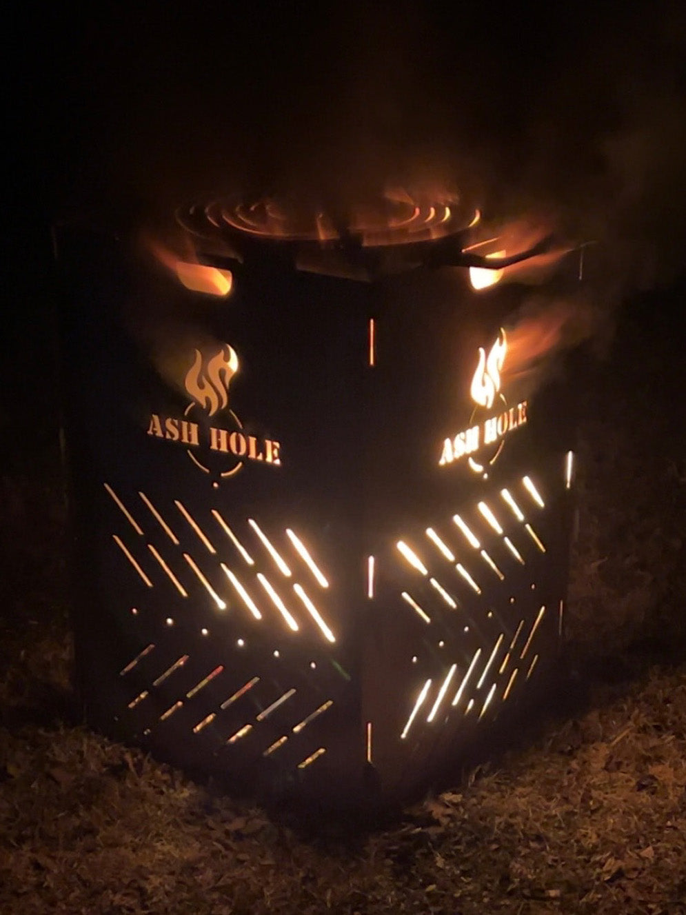 Ash-Hole Portable Burn Barrel